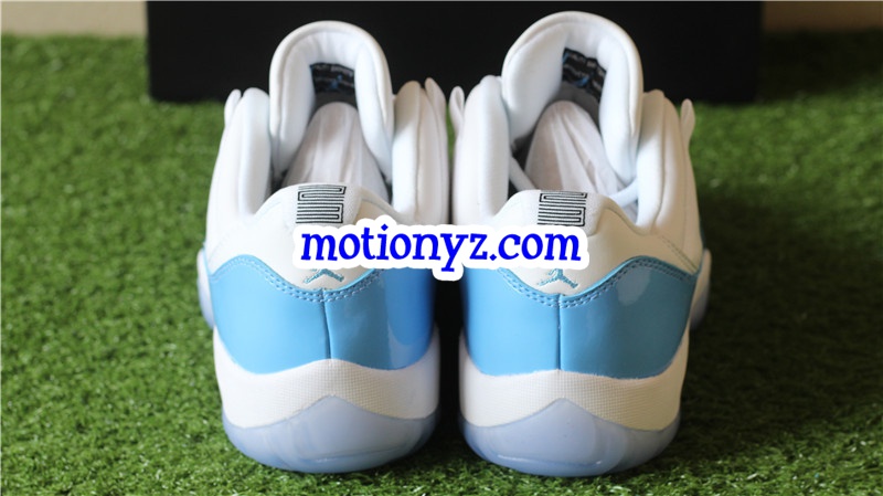 Authentic Air Jordan 11 Low Columbia Blue